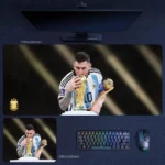 Messi Argentina 2022 World Cup Mouse Pad inspired by Argentina’s championship moment