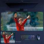 David Beckham Tribute Football Desk Mat