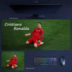Cristiano Ronaldo Mouse Pad – Portugal UEFA EURO Trophy Moments