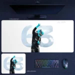 George Russell No. 63 tribute artwork desk mat for fans who want stronger driver identity and a more personal Formula 1 setup