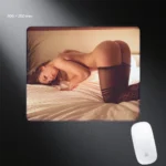 Thong booty girl desk pad with after dark comfort atmosphere