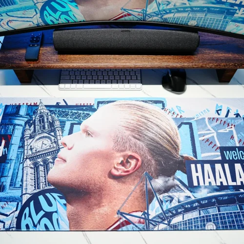 Haaland Man City Welcome Desk Mat