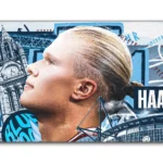 Haaland Man City Welcome Desk Mat