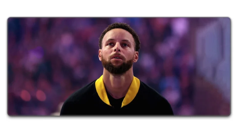 Stephen Curry Three-Point God Desk Mat 900 x 400 mm main image