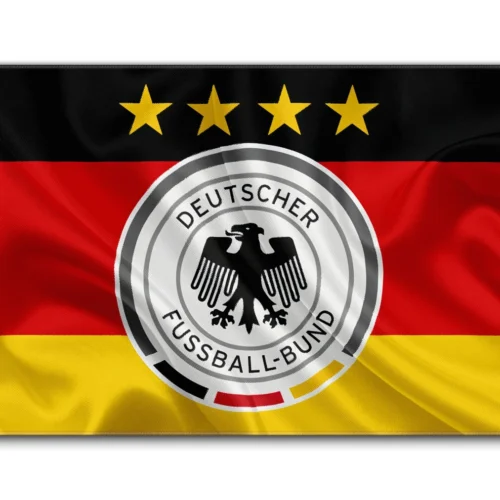 Germany Football Team Desk Mat in 900 × 400 mm size for TKL keyboards and smooth mouse control