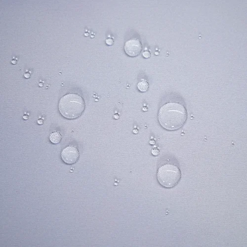 Spill-Resistant Basketball Mouse Pad Surface Water droplets resting on the basketball mouse pad surface, showing spill-resistant fabric that helps protect the print from daily splashes