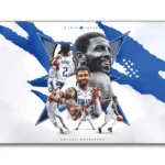 Kyrie Irving Dallas Mavericks Desk Mat