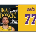 Luka Doncic Lakers 77 Gaming Desk Pad
