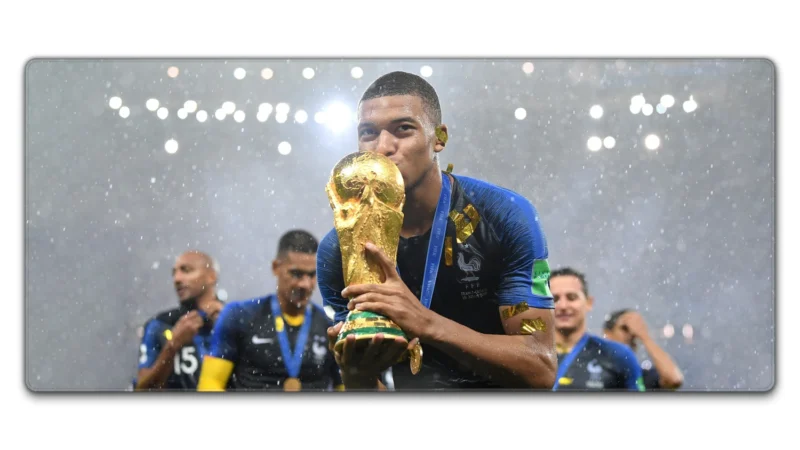 Kylian Mbappe 1 90×40cm 3-2 Kylian Mbappe France 2018 World Cup Mouse Pad