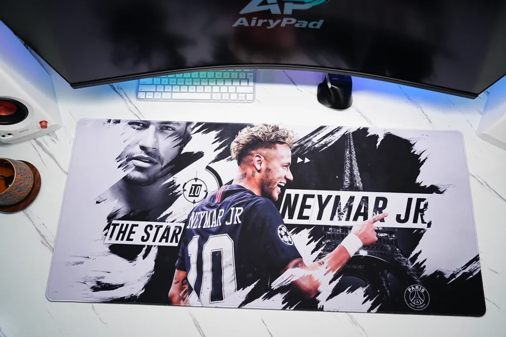 Neymar Jr Soccer Tribute Mouse Pad