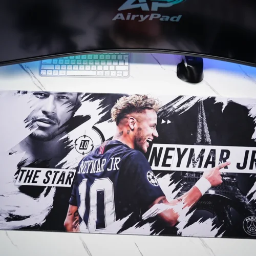 Neymar Jr Soccer Tribute Mouse Pad