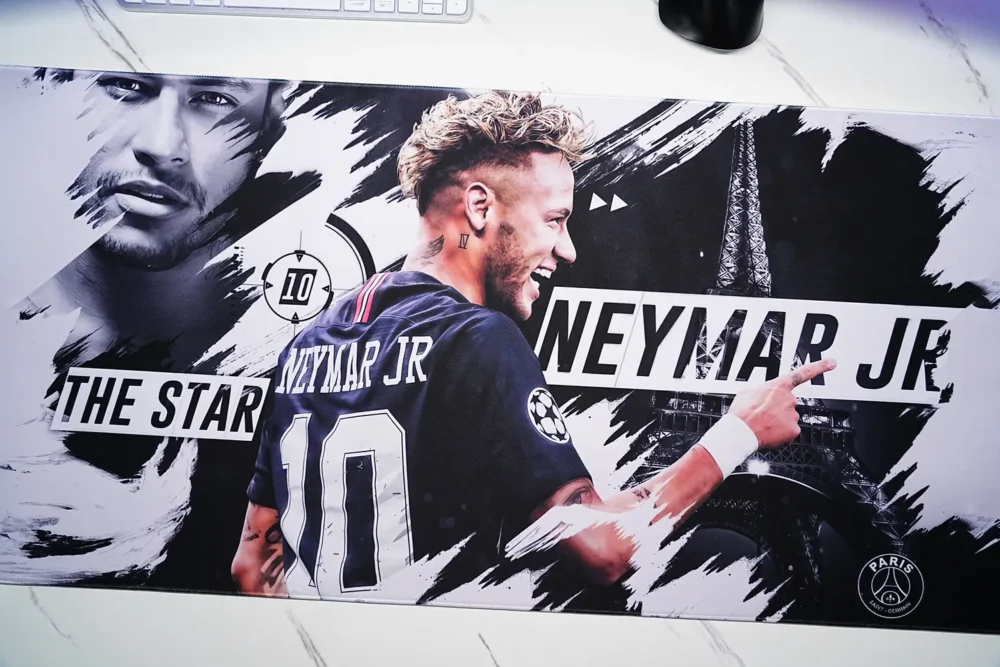 Neymar Jr Soccer Tribute Mouse Pad