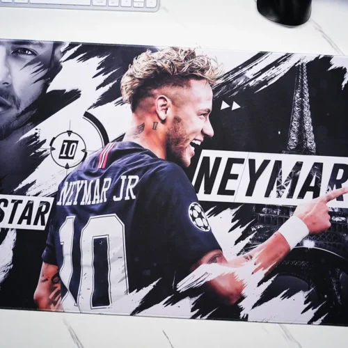 Neymar Jr Soccer Tribute Mouse Pad