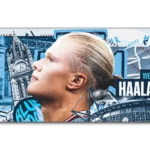 Haaland Man City Welcome Desk Mat