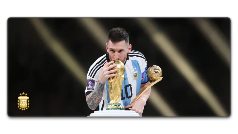 Messi Argentina 2022 1 90×40cm 3-2 Messi Argentina 2022 World Cup Commemorative Mouse Pad